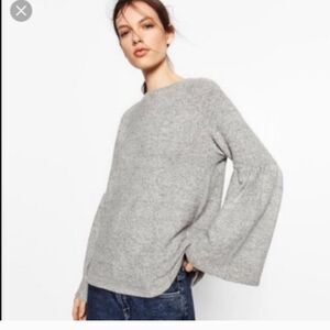 Zara Dove Grey Soft Sweater